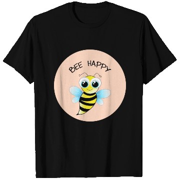Discover BEE HAPPY - MENTAL HEALTH STICKER T Shirts