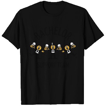 Discover Bachelor Support Team (Caricature / Dance / B) T Shirts