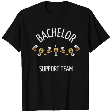 Discover Bachelor Support Team (Caricature / Dance / W) T Shirts