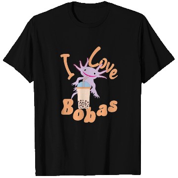 Discover boba axolotl T Shirts