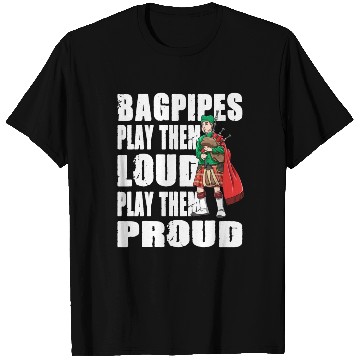 Discover Bagpipe Accessorie Bagpiper Scottish Culture T Shirts
