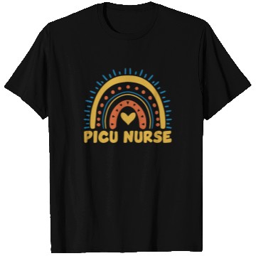 Discover Cute PICU Nurse Rainbow T Shirts