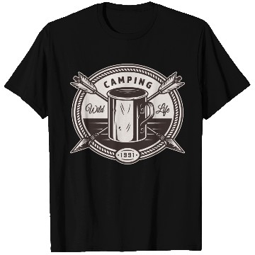 Discover 137 CAMPING WILD LIFE 1991 T Shirts