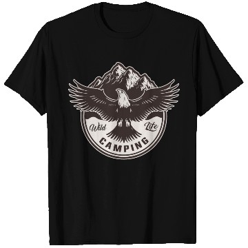 Discover VALKYRIE WILD LIFE CAMPING T Shirts