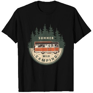 Discover SUMMER WILD CAMPING T Shirts