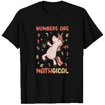 Discover Math Number Lovers Mathematics Unicorn Teacher T Shirts