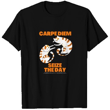 Discover Cats Lover Carpe Diem Seize The Day T Shirts
