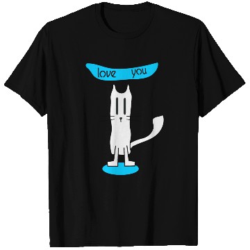 Discover love you I love cat T Shirts