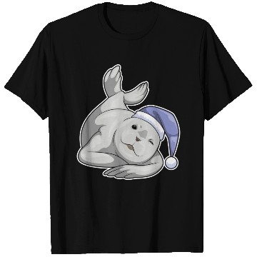 Discover Seal Sleeping Nightcap T Shirts