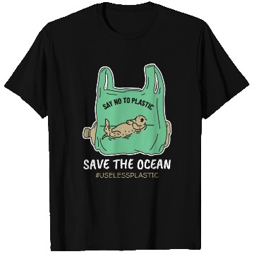 Discover Save The Ocean Seal Save The Earth Environment T Shirts