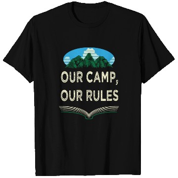 Discover Our Camp Our Rules Summer Wildlife Tropical Outdoo T Shirts