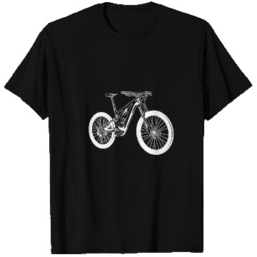 Discover Cycling Cyclist E Bike T Shirts