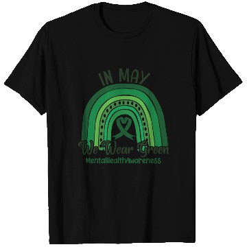 Discover In May We Wear Green Mental Health T Shirts