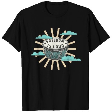 Discover Bongo Drum Freedom Is Loud Music Lover T Shirts