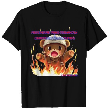 Discover Stay Calm FireFighter Bear T Shirts