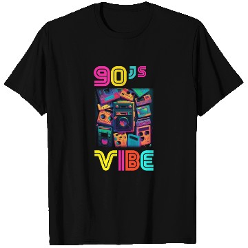 Discover 90s Vibe - I Love The 90s - Retro 90s Neon T Shirts