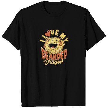 Discover I Love My Bearded Dragon - Reptile T Shirts