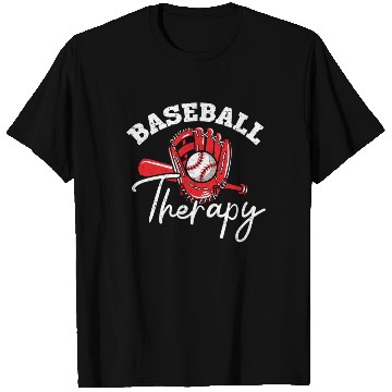 Discover Baseball Therapy Baseball Player Baseball Coach T Shirts