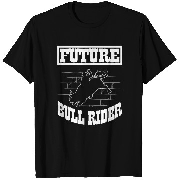Discover Future Bull Rider Bull Riding Western Rodeo Cowboy T Shirts