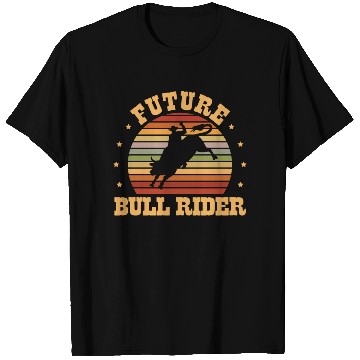 Discover Future Bull Rider Bull Riding Western Rodeo Cowboy T Shirts