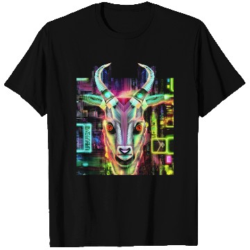 Discover Neon Baphomet T Shirts