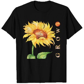 Discover Natural Growth of Sunflower Lovers, Summer Spring T Shirts