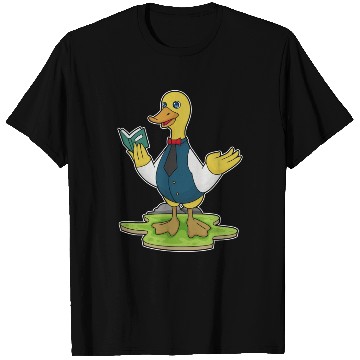 Discover Duck As Teacher With Book T Shirts