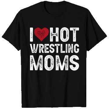 Discover I Love Hot Wrestling Moms Premium Mother's Day T Shirts