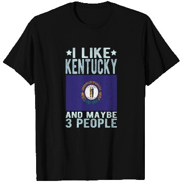 Discover Kentucky Flag US State T Shirts