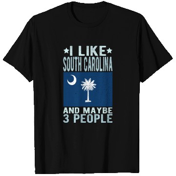 Discover South Carolina Flag US State T Shirts