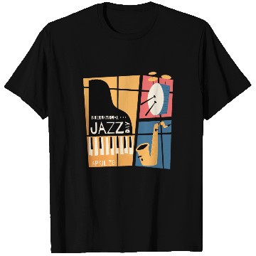 Discover Jazz music improvisation festival T Shirts