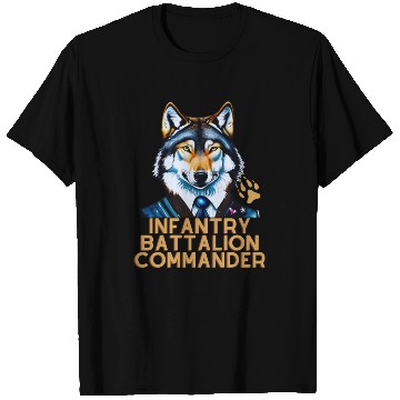 Discover Wolf infantry battalion commander T Shirts