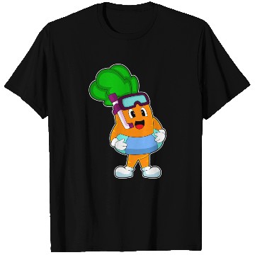 Discover Carrot Swimming Lifebuoy T Shirts