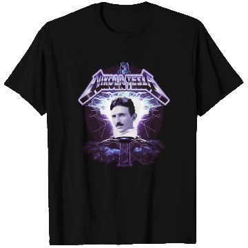 Discover Nikola Tesla Heavy Metal Electricity by gnarly T Shirts