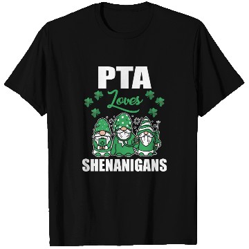 Discover PTA Loves Shenanigans Irish St. Patricks Day T Shirts