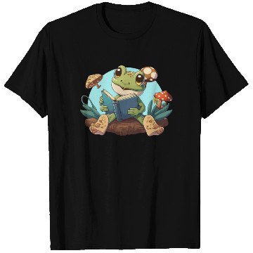 Discover Cottagecore Mushroom Aesthetic Nature Conservation T Shirts