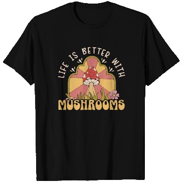 Discover Cottagecore Mushroom Aesthetic Nature Conservation T Shirts