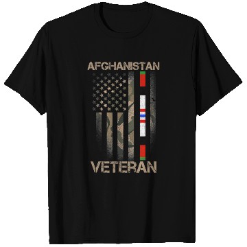 Discover Afghanistan Veteran American US Flag Proud Army Mi T Shirts