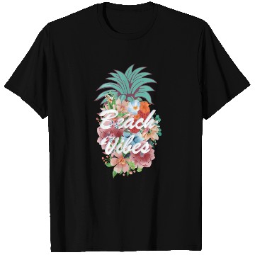 Discover Pineapple Flower Beach Vibes T Shirts