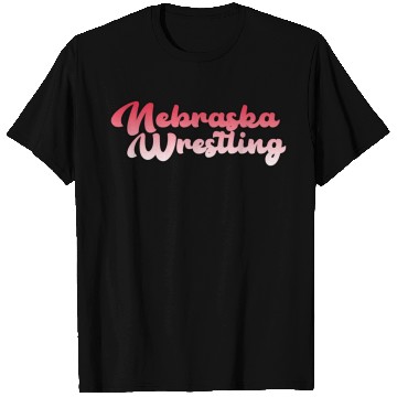 Discover Nebraska Wrestling (State Colors) T Shirts
