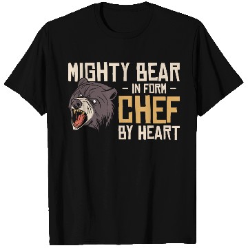 Discover Chef Beast Animal Lover Bear Cooking Meals T Shirts