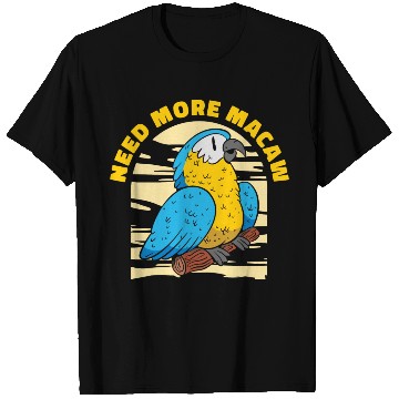 Discover Macaw Parrot Lover Nature Zoo Animal Pet T Shirts