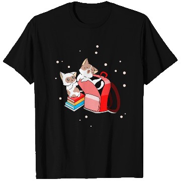 Discover Cute Kittens School Books Bag Back To School T Shirts
