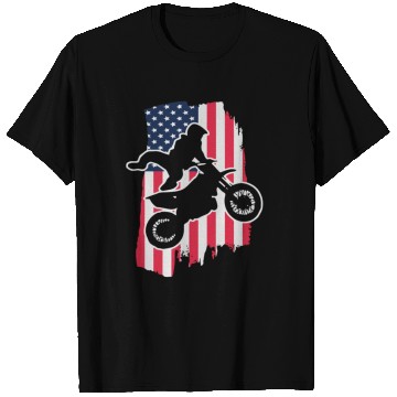 Discover Dirt Bike USA T Shirts