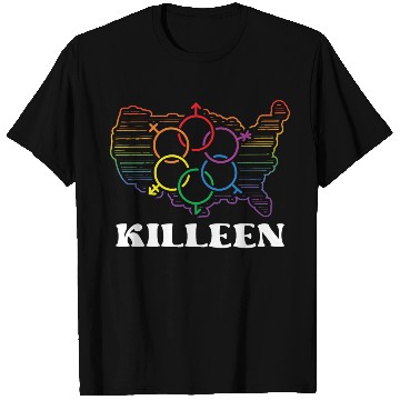 Discover Killeen Pride Month Pride Flag LGBT Community LGBT T Shirts