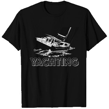 Discover Yachting black T Shirts