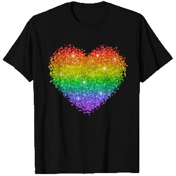 Discover T Shirts Womens Cute Heart Graphic Tees Loose