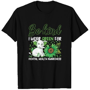 Discover Kind May Green For Mental Health Awareness Month T Shirts