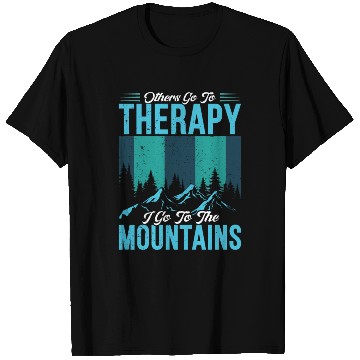 Discover Mountain love Therapy Mountains Wanderlust T Shirts