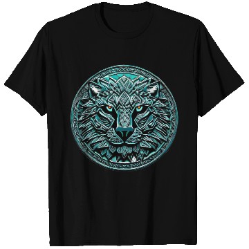 Discover Lion Abstract Ornament Mandala | Lion Design T Shirts